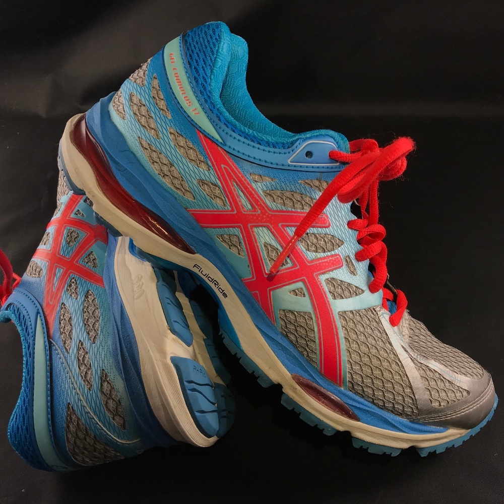 Xlnt ASICS GEL Cumulus 17 Womens 7.5 Medium Blue